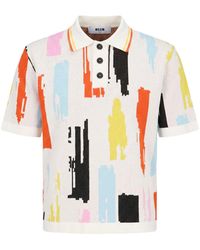 MSGM - Polo Shirt - Lyst