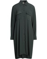 HER SHIRT HER DRESS - Mini Dress Viscose, Silk - Lyst