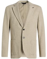 Paoloni - Blazer Virgin Wool, Cashmere, Elastane - Lyst