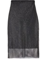 Sportmax - Midi Skirt Polyester, Elastane - Lyst