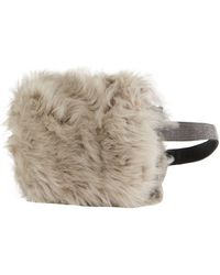 Brunello Cucinelli - Belt Bag Shearling - Lyst