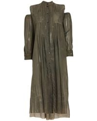 Masnada - Midi Dress Cotton - Lyst