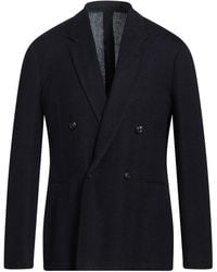Lardini - Midnight Blazer Linen, Silk - Lyst