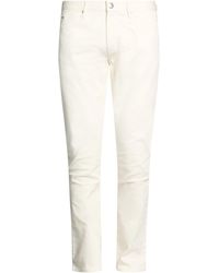 Emporio Armani - Pants Cotton, Elastane - Lyst