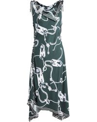 Burberry - Midi Dress - Lyst