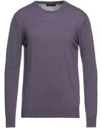 Pullover Coton Tru Trussardi pour homme en coloris Violet Homme Vêtements Pulls et maille Pulls ras-du-cou 
