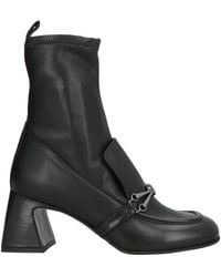 Pollini - Ankle Boots Leather, Textile Fibers - Lyst