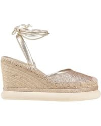 Paloma Barceló - Pearl Sand Espadrilles Leather - Lyst