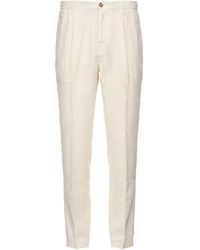 Squad² - Cream Pants Linen - Lyst