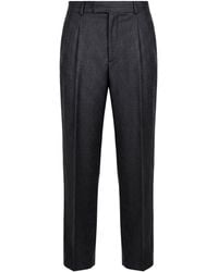 Roberto Collina - Charcoal Pants Wool - Lyst