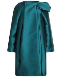 Alberta Ferretti - Overcoat & Trench Coat Polyester, Silk - Lyst