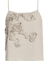 Marella - Top Linen, Viscose, Elastane - Lyst