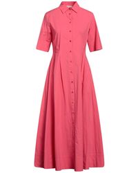 Antonelli - Coral Midi Dress Cotton, Elastane - Lyst
