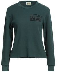 Aries - Dark Sweatshirt Cotton - Lyst