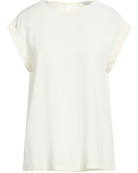 Peserico - Easy Ivory Top Acetate, Silk, Elastane - Lyst