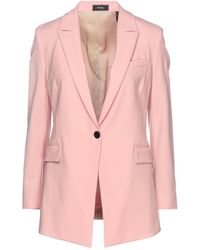 theory pink blazer