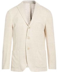 Eleventy - Blazer Linen, Polyester, Goat Skin - Lyst