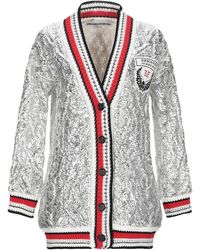 Ermanno Scervino Beige Alpaca Leather Cardigan