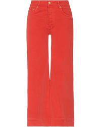Victoria, Victoria Beckham Pantaloni jeans - Rosso