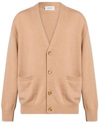 Laneus - Sand Cardigan Merino Wool, Cashmere - Lyst