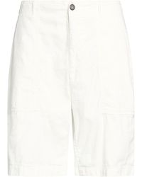 Eleventy - Denim Shorts Linen, Cotton, Elastane - Lyst