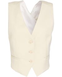Dondup - Tailored Vest Viscose, Linen - Lyst