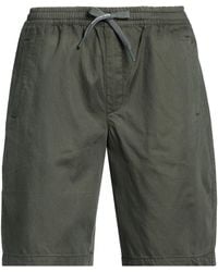 ARMANI EXCHANGE - Military Shorts & Bermuda Shorts Lyocell, Cotton - Lyst
