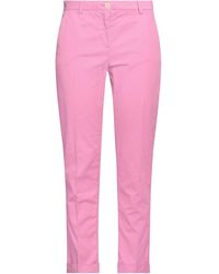 19.70 Nineteen Seventy - Pants Cotton, Linen, Elastane - Lyst