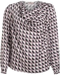 Camicettasnob - Lilac Top Viscose, Silk, Elastane - Lyst
