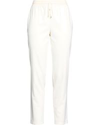 Lorena Antoniazzi - Ivory Pants Virgin Wool, Elastane, Viscose, Polyester - Lyst