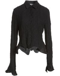 MSGM - Shirt Cotton, Polyamide, Elastane - Lyst