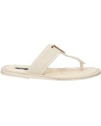 Tom Ford - Light Thong Sandal Soft Leather, Textile Fibers - Lyst