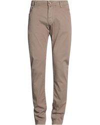 Jacob Cohen - Khaki Pants Cotton, Lyocell, Elastane - Lyst