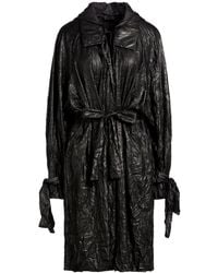 Maria Calderara - Overcoat & Trench Coat Polyester, Polyurethane - Lyst