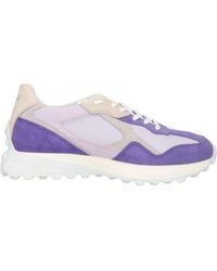 Date - Sneakers Leather, Textile Fibers - Lyst