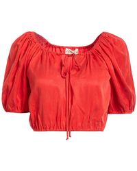 Casa Raki - Top Cupro - Lyst