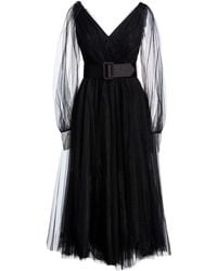 Gai Mattiolo - Midi Dress Polyester - Lyst