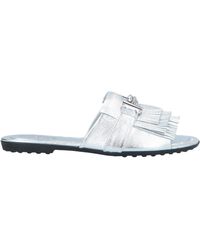 Tod's Sandales - Métallisé