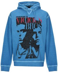 dsquared blue hoodie