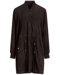 Moorer - Overcoat & Trench Coat Leather - Lyst