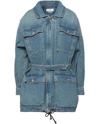 Étoile Isabel Marant Taniami Relaxed-fit Denim Jacket in Blue Womens Clothing Jackets Jean and denim jackets 