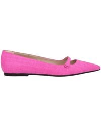 N°21 - Fuchsia Ballet Flats Textile Fibers - Lyst