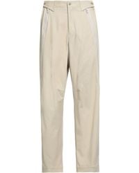 Cellar Door - Sand Pants Cotton, Elastane - Lyst