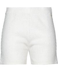 Donna Abbigliamento da Shorts da Pantaloncini lunghi e al ginocchio Shorts e bermudaGanni in Materiale sintetico di colore Bianco 