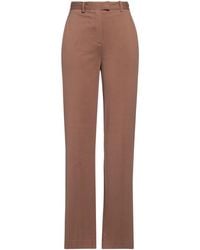 Circolo 1901 - Wide-Leg Belted Cotton Pants - Lyst