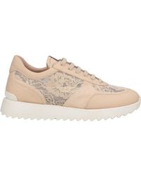 Le Silla - Sand Sneakers Leather, Textile Fibers - Lyst