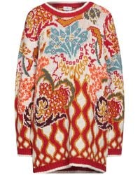Etro - Jacquard Wool-blend Sweater - Lyst