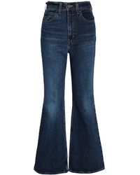 Donna Abbigliamento da Jeans da Jeans a zampa delefante Pantaloni jeansBrunello Cucinelli in Denim di colore Neutro 
