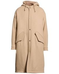 Herno - Sand Coat Virgin Wool, Polyamide - Lyst