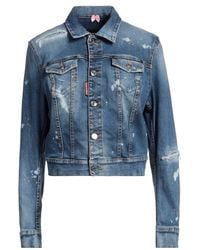 DSquared² - Denim Outerwear Cotton, Elastane, Polyester - Lyst